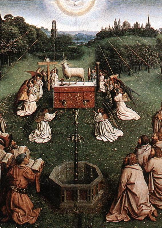  Adoration of the Lamb (detail)